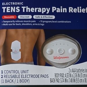 Walgreens Electronic TENS Therapy Pain Relief PORTABLE Wear During Work